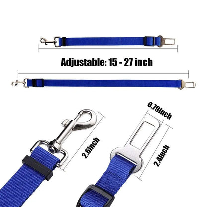 Pet Dog Cat Car Seat Dog Car Seat Belt Safety Protector Travel Pets Accessories Dog Leash Collar Breakaway Solid Car Harness